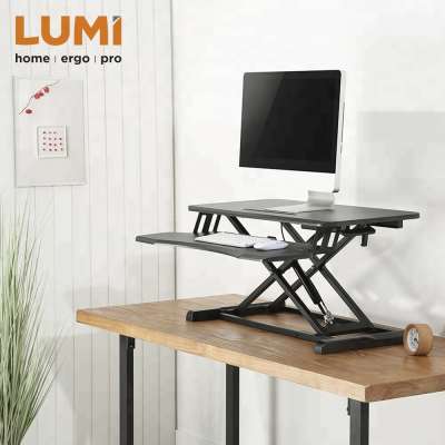 Standard Gas Spring Office Workstation Electric Sit Stand Workstation