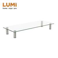 Adjustable Tempered Glass Surface Riser,Adjustable desk Riser